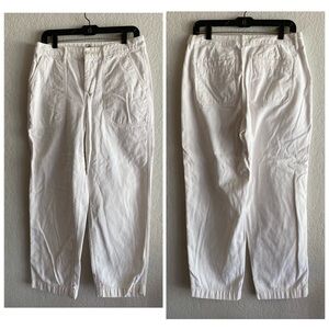 J.Crew White Casual Pants